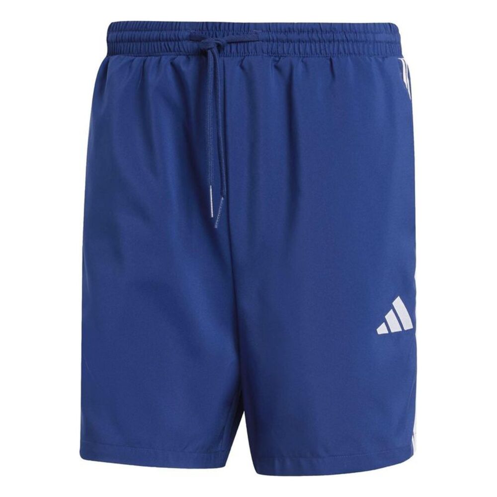 Adidas Mens 3 Stripes Shorts / Dark Blue/White